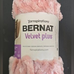 Bernat Velvet Plus Yarn in Pink Dusk
